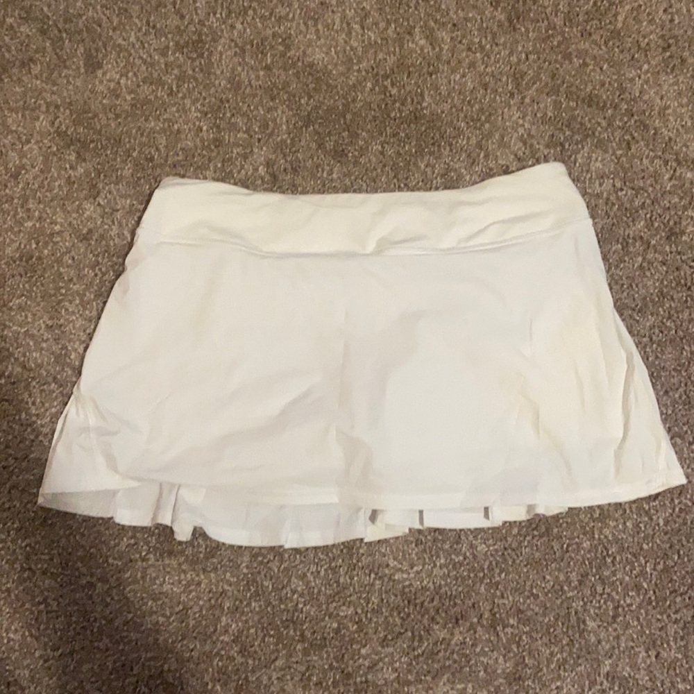 lululemon white tennis skirt
